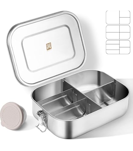 Amazon.com - Kobo Aizawa 70134 Lunch Box, Square Length, Slim, 2